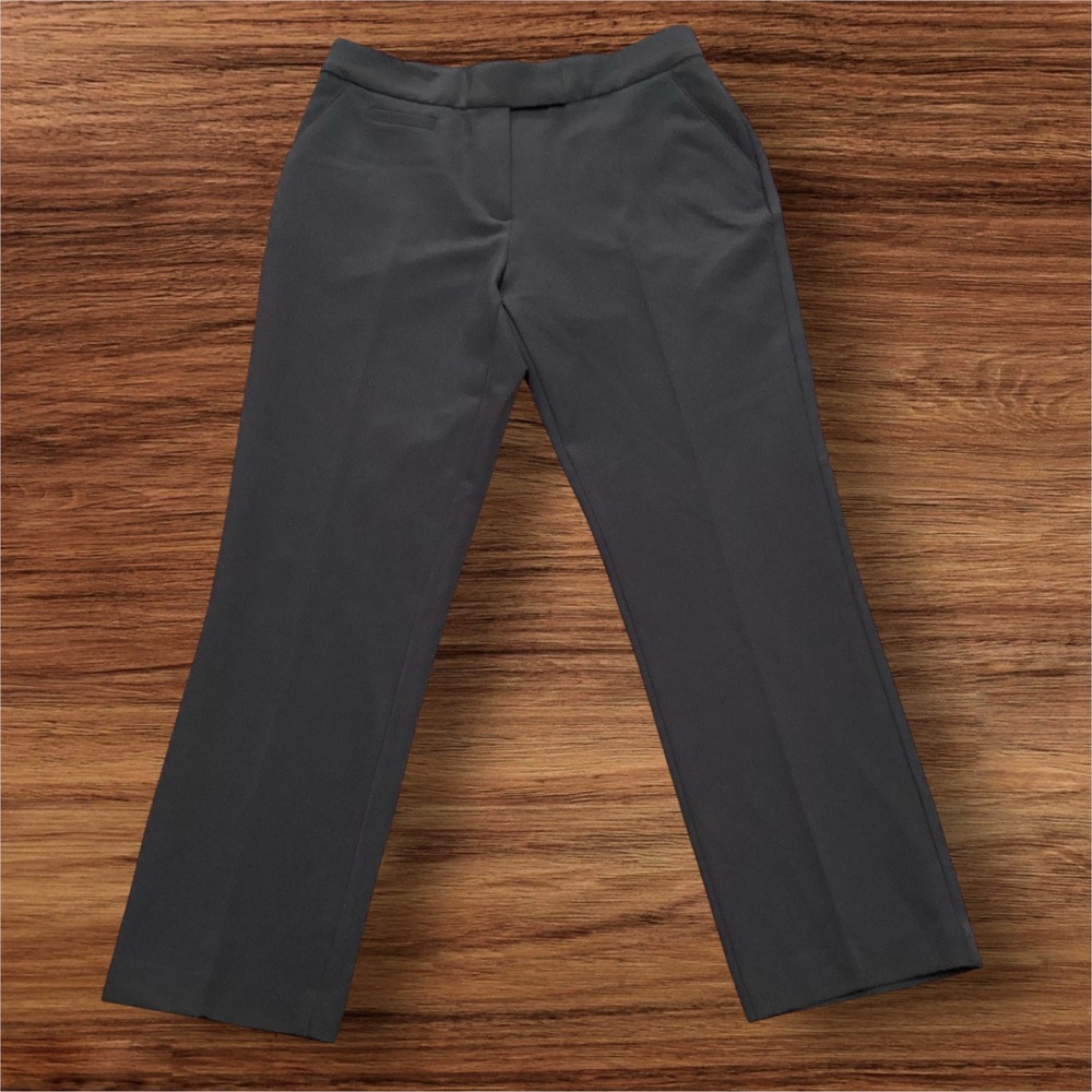 Investments Petites Brown Dress Pants Women 6P Stretch Trousers Workwear